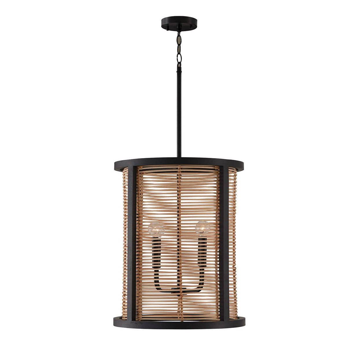 Capital Lighting 544041FK Rico 4 Light Foyer Flat Black