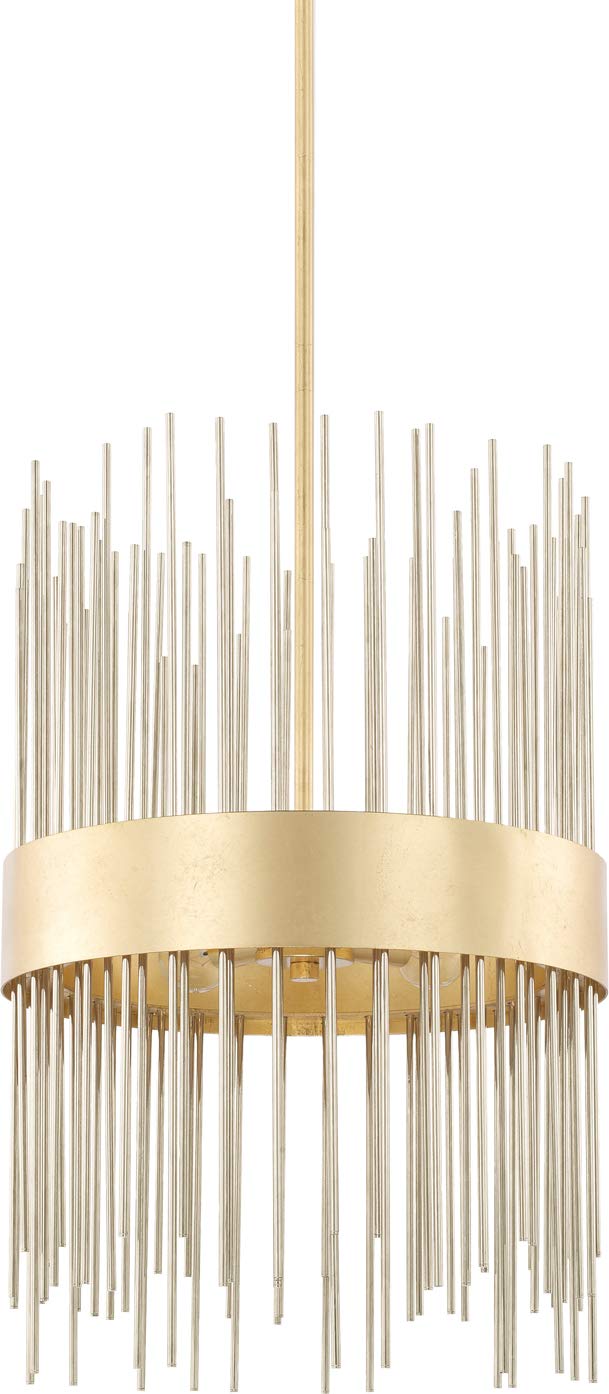 Capital Lighting 325441FI Lena 4 Light Pendant Fire and Ice