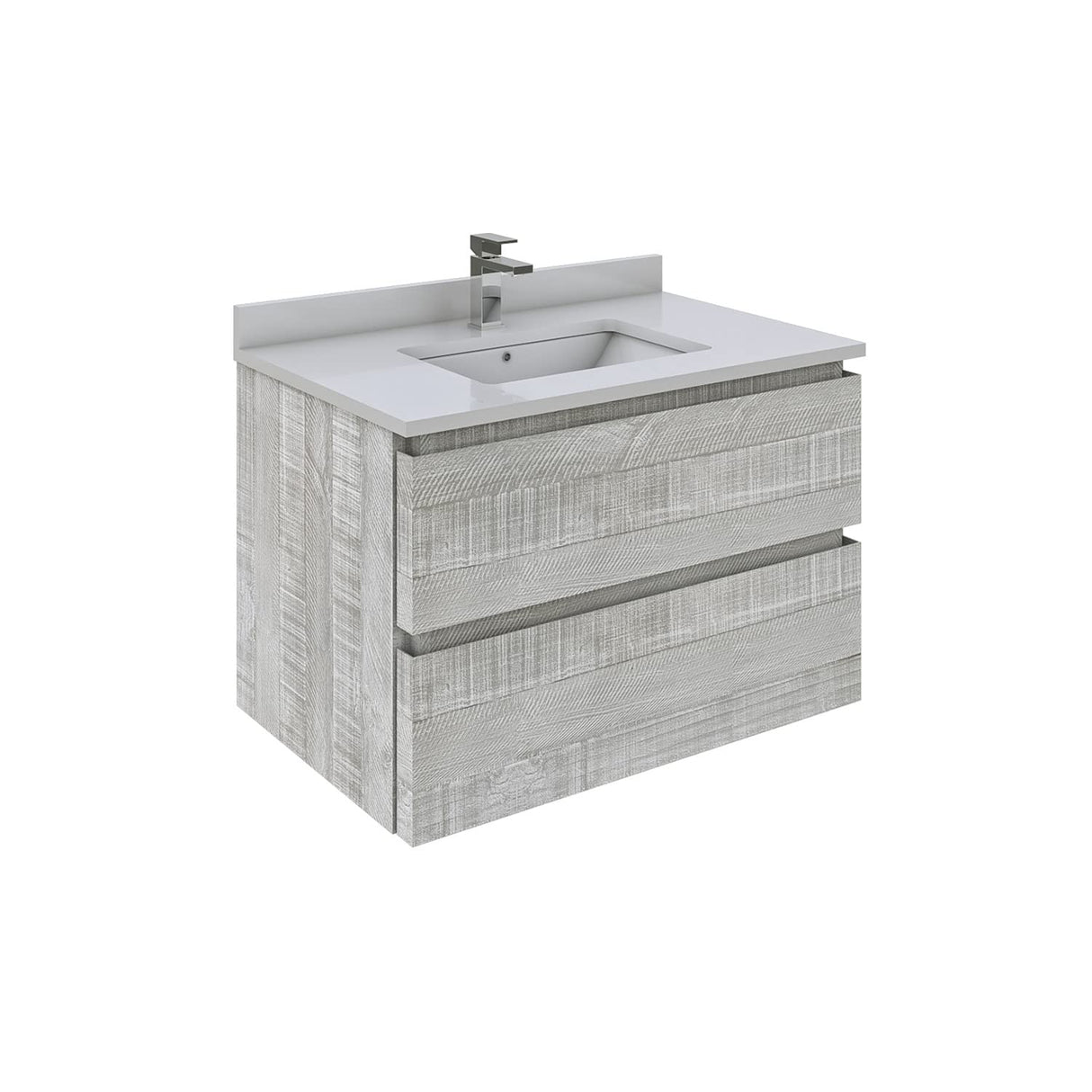 Fresca FCB3130ASH-CWH-U Modern Bathroom Vanity