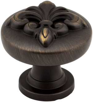 Jeffrey Alexander 218ABSB 1-3/8" Diameter Antique Brushed Satin Brass Lafayette Cabinet Knob