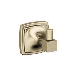 Amerock BH36090BBZ Golden Champagne Single Robe Hook 2-1/4 in. (57 mm) Length Towel Holder Stature Towel Hook for Bathroom Bathroom Hardware Bath Accessories