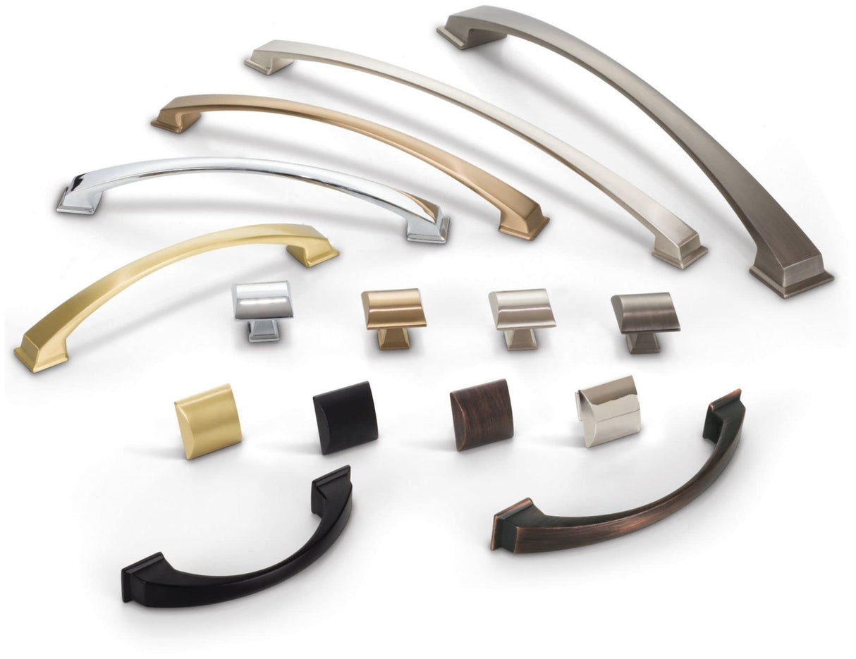 Jeffrey Alexander 944-96SN 96 mm Center-to-Center Satin Nickel Arched Roman Cabinet Pull