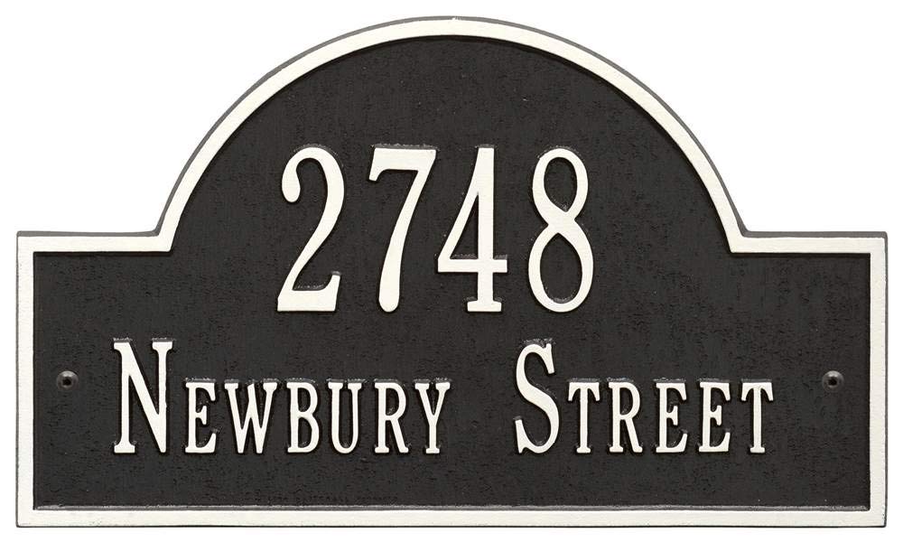 Whitehall 1004BW - Arch Marker - Standard Wall - Two Line
