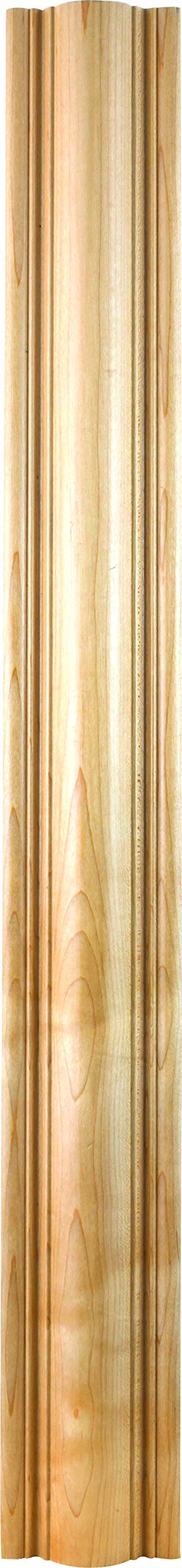 Hardware Resources COV-3-HMP 3/4" D x 3" H Hard Maple Cove Crown Moulding