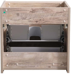 Fresca FCB9224RNW Fresca Catania 24" Rustic Natural Wood Wall Hung Modern Bathroom Cabinet