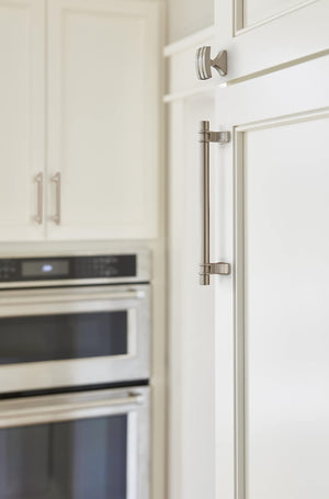 Amerock Cabinet Pull Satin Nickel 6-5/16 inch (160 mm) Center to Center Davenport 1 Pack Drawer Pull Drawer Handle Cabinet Hardware