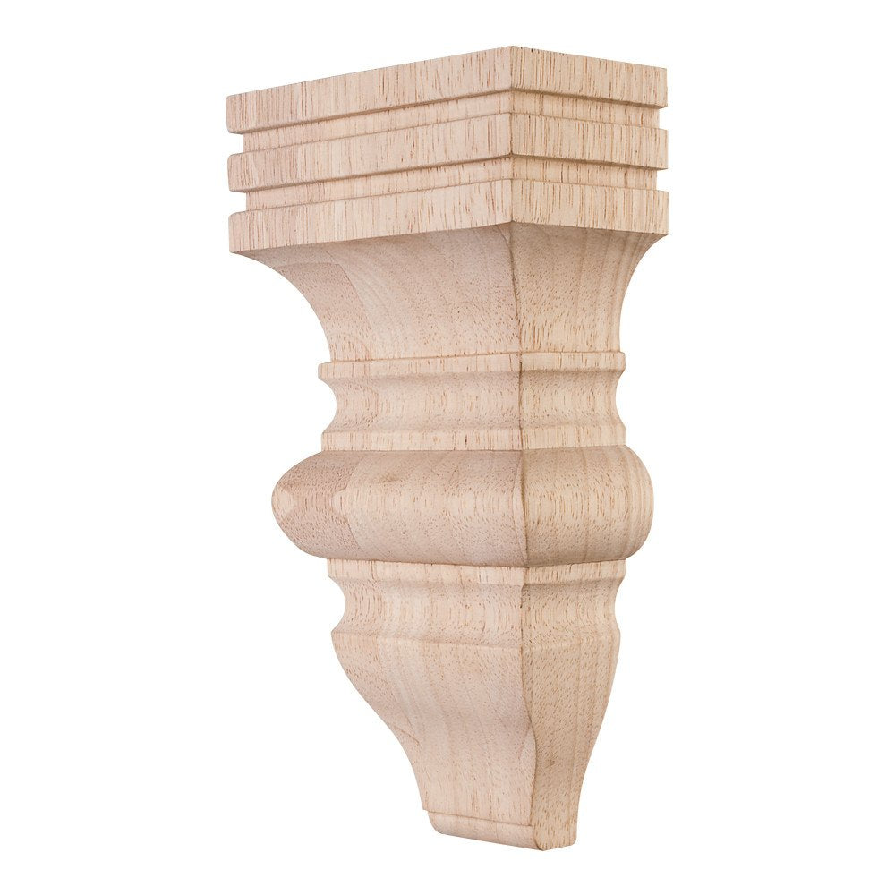 Hardware Resources COR23-1MP 5" W x 3" D x 10" H Maple Baroque Corbel