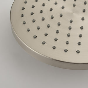 PULSE ShowerSpas 7001-BN Riviera Shower System with 8" Rain Showerhead, 3 Body Sprays, 5-Function Hand Shower, Brushed Nickel Finish