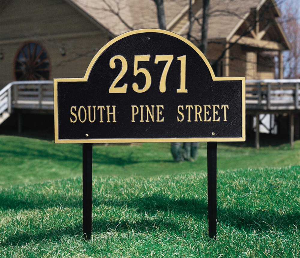 Whitehall 1002BG - Arch Marker - Estate Wall - Two Line