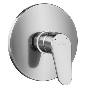 PULSE ShowerSpas 3001-RIV-PB-CH Tru-Temp Mixing Valve, Pressure Balance Rough-In Valve Trim Kit, Round, 1/2" NPT, Polished Chrome
