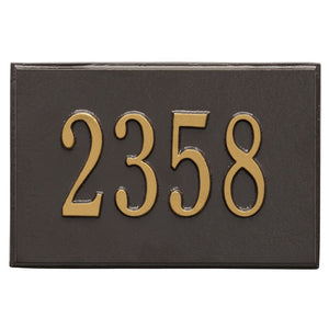 Whitehall 1426OG - Wall Mailbox Plaque - Bronze/Gold