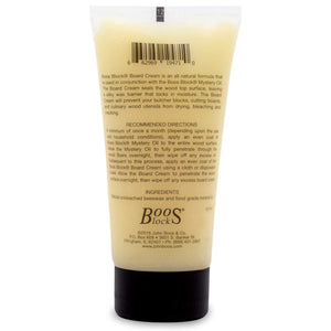 John Boos BWC-3 5 Oz All Natural Beeswax Moisture Cream for Wood Cutting Boards, Chopping Block & Countertops, Food Safe Charcuterie Essential (3 Pack) BOOS BEESWAX CREAM-3 PACK