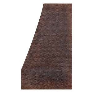 48 Inch 735 CFM Hammered Copper Wall Mounted Tucson Range Hood with Slim Baffle Filters