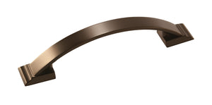 Amerock Cabinet Pull Caramel Bronze 3-3/4 inch (96 mm) Center to Center Candler 1 Pack Drawer Pull Drawer Handle Cabinet Hardware