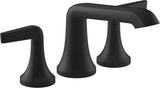 KOHLER K-T22024-4-BL - Matte Black Roman Tub Faucet - Deck-mount ‎Tub Faucet Tempered Deck Mounted Roman