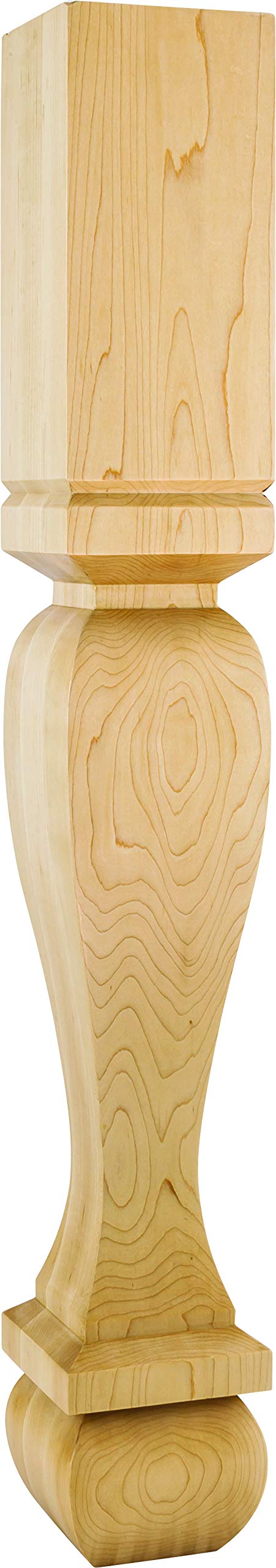 Hardware Resources ONL-10-24-CH 24" W x 1-1/8" D x 5" H Cherry Acanthus Onlay