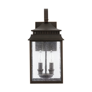 Capital Lighting 936921OZ Sutter Creek 2 Light Outdoor Wall Lantern Oiled Bronze