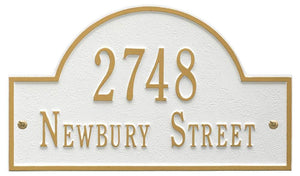 Whitehall 1004WG - Arch Marker - Standard Wall - Two Line