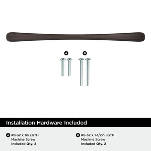 Amerock BP37232ORB Oil-Rubbed Bronze Cabinet Pull 6-5/16 inch (160mm) Center-to-Center Cabinet Hardware Vaile Furniture Hardware Drawer Pull
