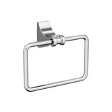 Amerock BH3605226 Chrome Towel Ring 5-1/4 in (133 mm) Length Towel Holder Davenport Hand Towel Holder for Bathroom Wall Small Kitchen Towel Holder Bath Accessories