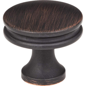 Jeffrey Alexander 445DBAC 1-1/4" Diameter Brushed Oil Rubbed Bronze Marie Cabinet Knob