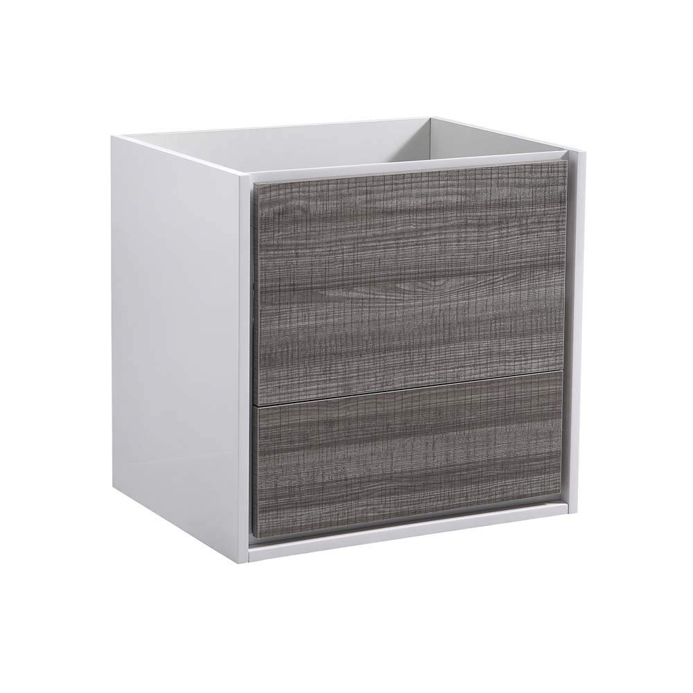 Fresca FCB9224HA Fresca Catania 24" Glossy Ash Gray Wall Hung Modern Bathroom Cabinet