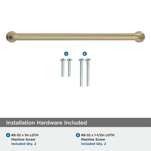 Amerock BP37381BBZ Golden Champagne Cabinet Pull 6-5/16 in (160 mm) Center-to-Center Cabinet Handle Factor Drawer Pull Kitchen Cabinet Handle Furniture Hardware