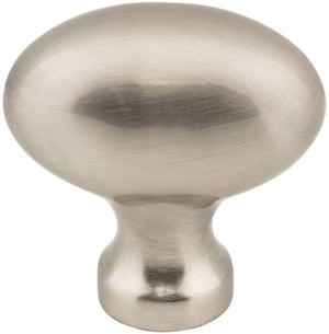 Jeffrey Alexander 3991AB 1-9/16" Overall Length Brushed Antique Brass Football Lyon Cabinet Knob