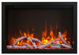 Amantii TRD-44-BESPOKE Traditional Bespoke - 44" Indoor / Outdoor Electric Insert Featuring, WiFi Compatibility, Bluetooth Connectivity, Multi Function Remote, and a Selection of Media Options