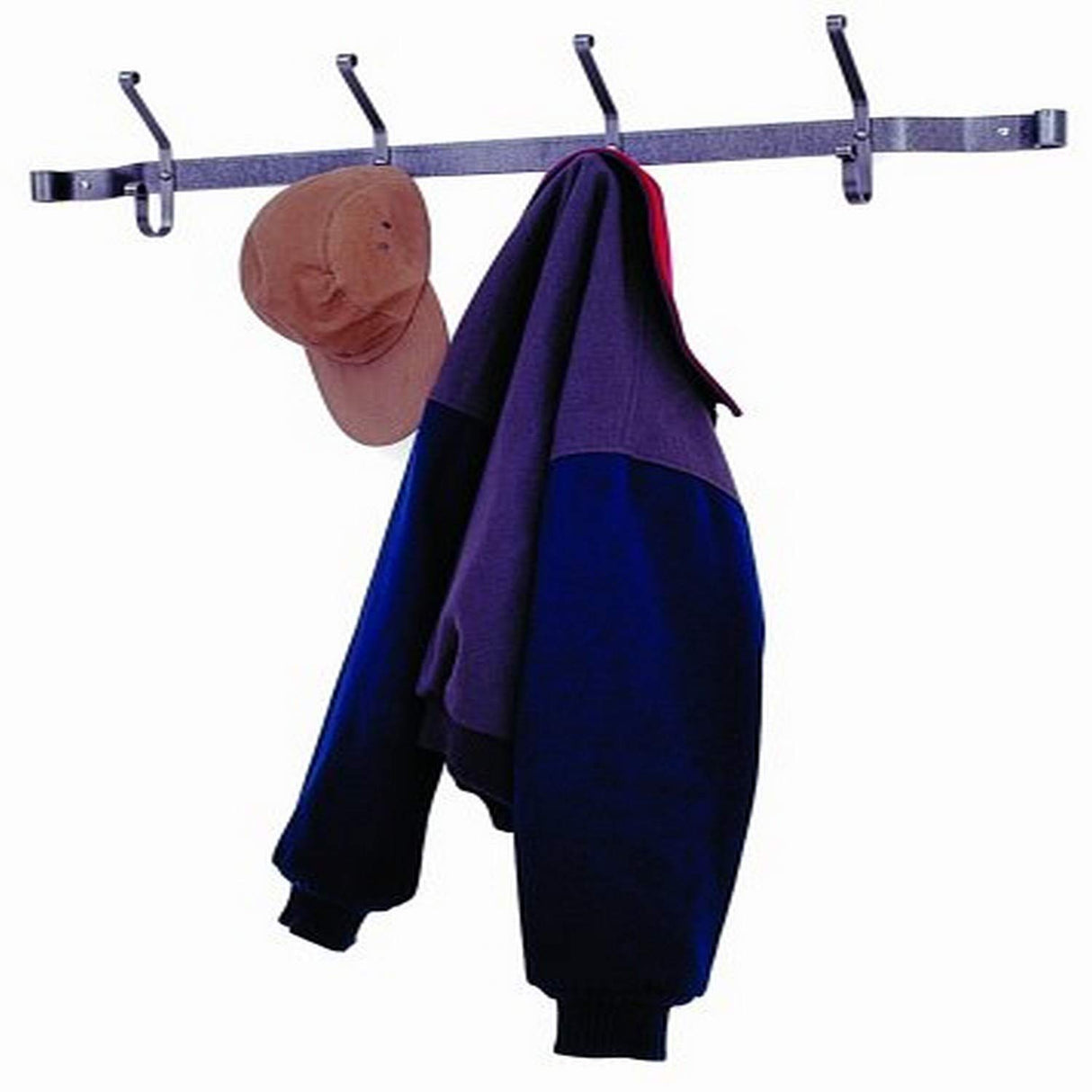 Enclume HCR4 HS Coat Rack w/ 4 Double Hooks HS