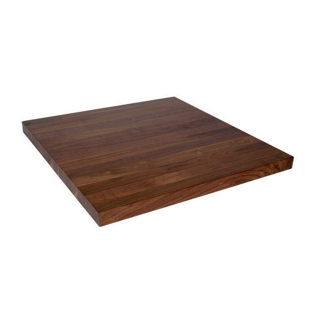 John Boos WALKCT2-13332-V Edge-Grain Walnut Butcher Block Countertop - 2-1/4" Thick, 133"L x 32"W, Varnique Semi-Gloss