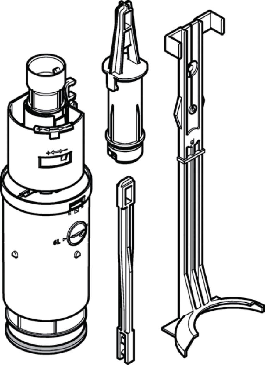 Geberit flush valve
