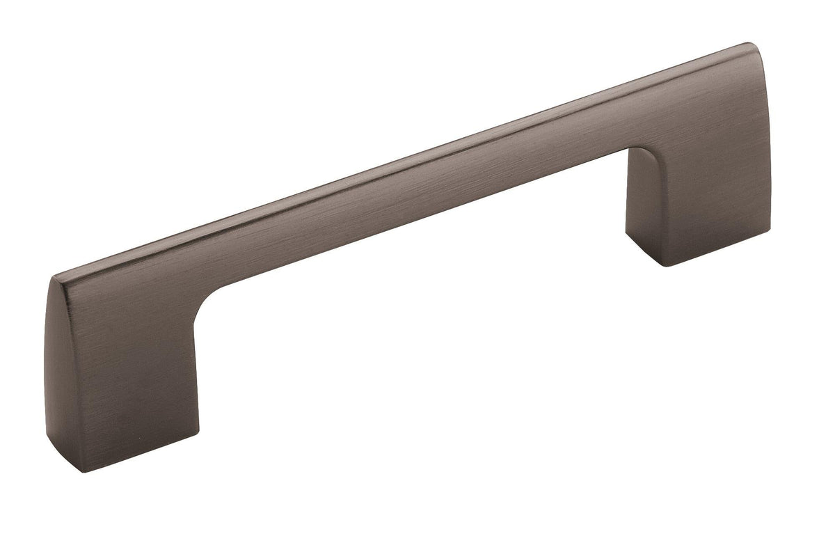 Amerock Cabinet Pull Graphite 3-3/4 inch (96 mm) Center to Center Riva 1 Pack Drawer Pull Drawer Handle Cabinet Hardware