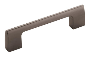 Amerock Cabinet Pull Graphite 3-3/4 inch (96 mm) Center to Center Riva 1 Pack Drawer Pull Drawer Handle Cabinet Hardware
