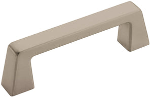 Amerock Cabinet Pull Satin Nickel 3 inch (76 mm) Center to Center Blackrock 1 Pack Drawer Pull Drawer Handle Cabinet Hardware