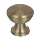 Amerock Cabinet Knob Golden Champagne 1-3/16 inch (30 mm) Diameter Westerly 1 Pack Drawer Knob Cabinet Hardware