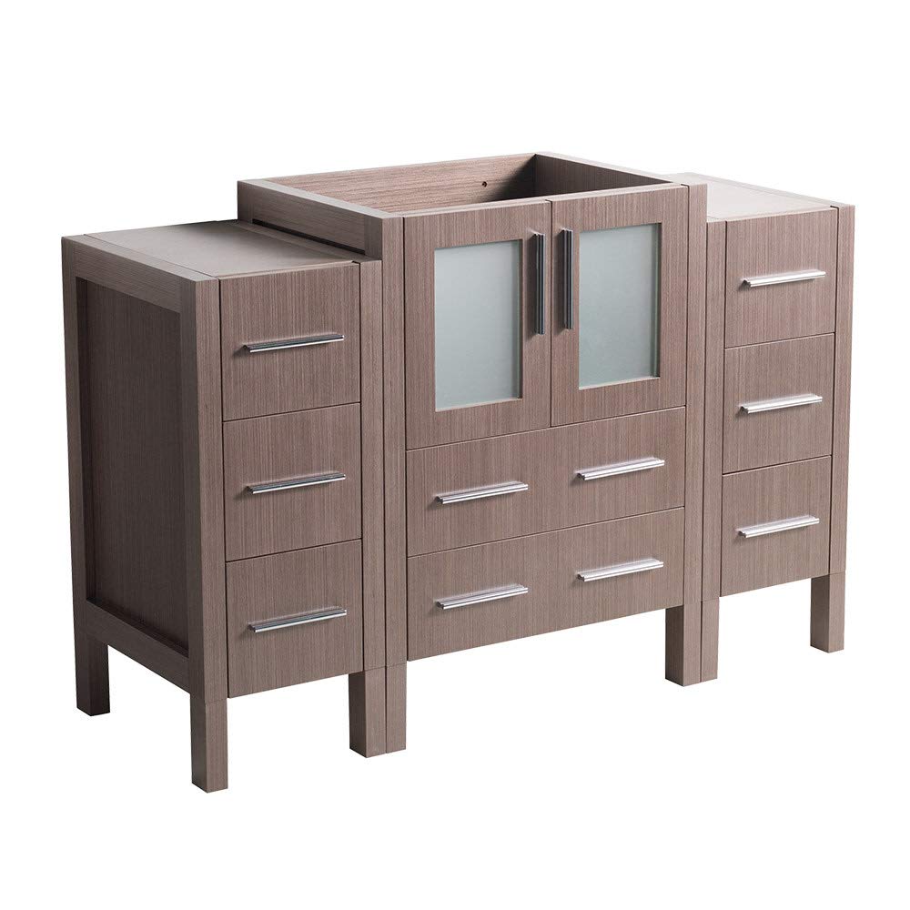 Fresca FCB62-122412GO Fresca Torino 48" Gray Oak Modern Bathroom Cabinets