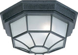 Capital Lighting 9800BK Outdoor 2 Light Outdoor Flush Mount Black