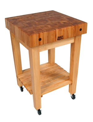 John Boos GB-C Butcher Block Unit - 24" 4" Laminated Hard Rock Maple