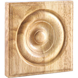 Hardware Resources ROS6-RW 5-1/2" W x 7/8" D x 5-1/2" H Rubberwood Traditional Rosette