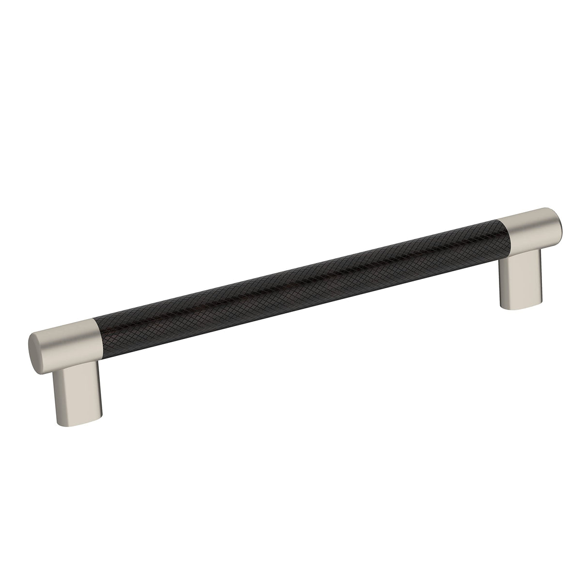 Amerock BP36562G10ORB Esquire Cabinet Pull, 8in (203mm) Center-to-Center, Satin Nickel/Oil Rubbed Bronze
