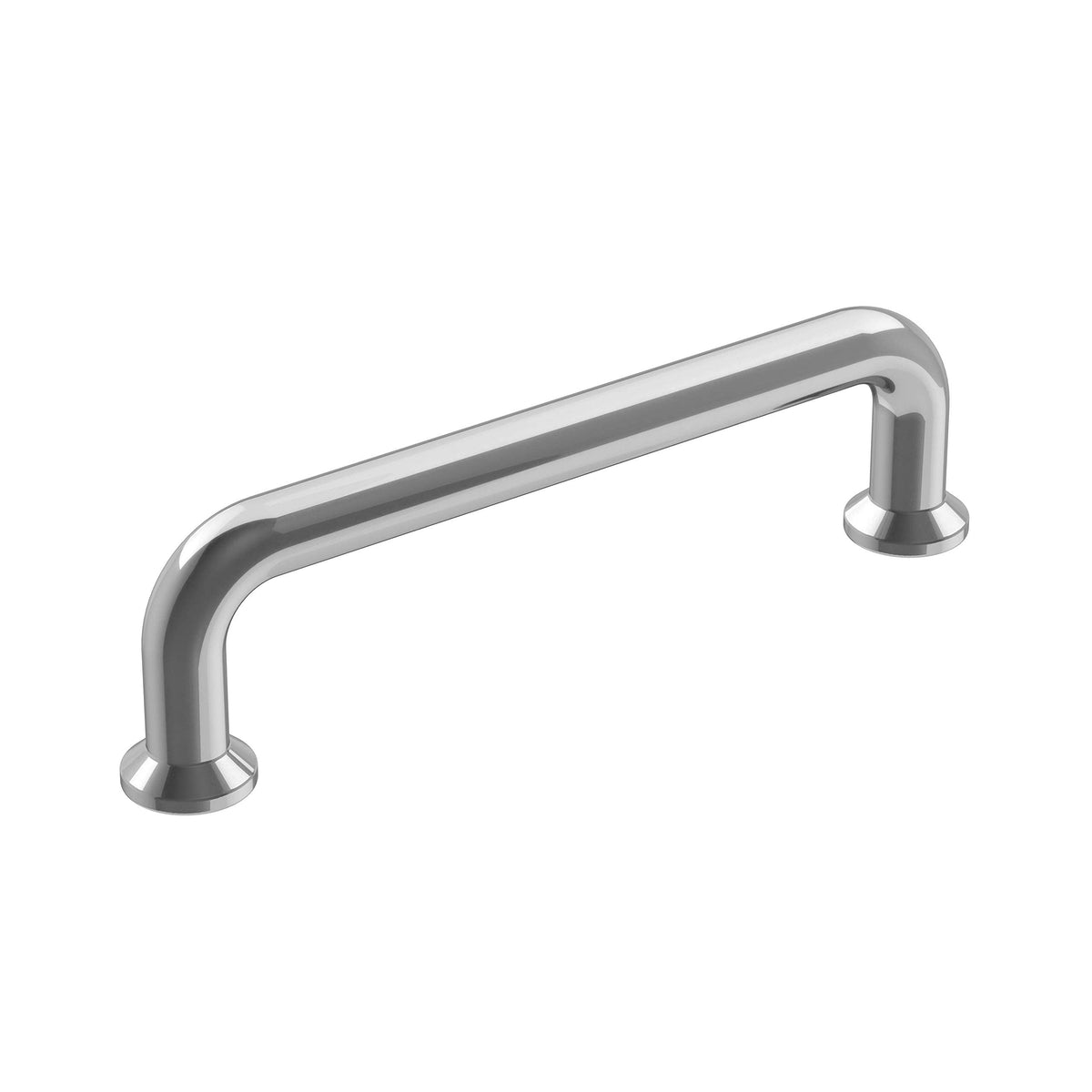 Amerock Cabinet Pull Polished Chrome 3-3/4 inch (96 mm) Center-to-Center Factor 1 Pack Drawer Pull Cabinet Handle Cabinet Hardware