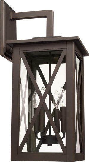 Capital Lighting 926641OZ Avondale 4 Light Outdoor Wall Lantern Oiled Bronze