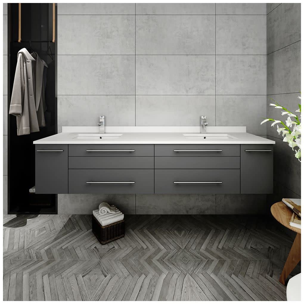 Fresca FCB6172WH-UNS-D-CWH-U