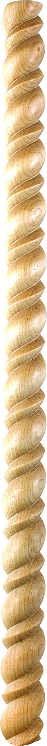 Hardware Resources RC1ALD 7/8" D x 4-1/4" H Alder Rope Crown Moulding