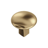 Amerock Cabinet Knob |Champagne Bronze 1-1/4 in (32 mm) Diameter Drawer Knob Riva Kitchen and Bath Hardware Furniture Hardware