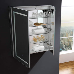 Fresca FMC023036 Fresca Spazio 30" Wide x 36" Tall Bathroom Medicine Cabinet w/ LED Lighting & Defogger