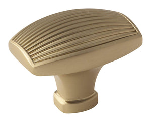 Amerock Cabinet Knob Golden Champagne 1-1/2 inch (38 mm) Length Sea Grass 1 Pack Drawer Knob Cabinet Hardware