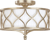 Capital Lighting 4003WG-487 Fifth Avenue 3 Light Semi-Flush Winter Gold