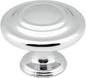 Elements 107ASM 1-5/16" Diameter Distressed Antique Silver Round Arcadia Cabinet Knob